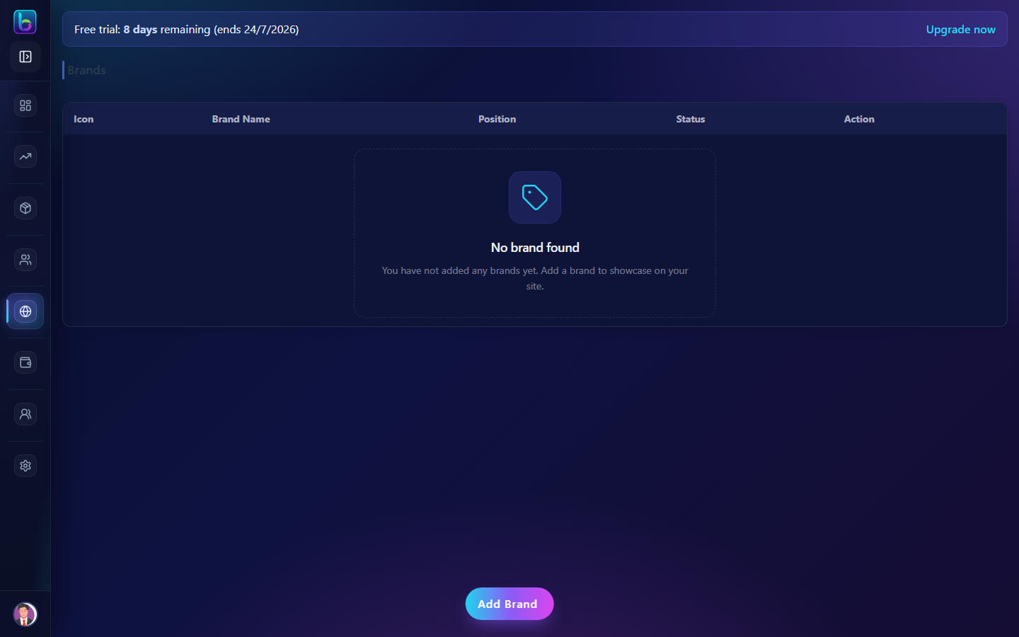 Brand Assets page