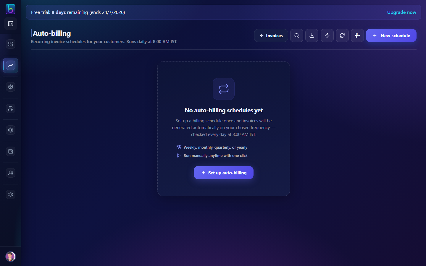 Status tabs
